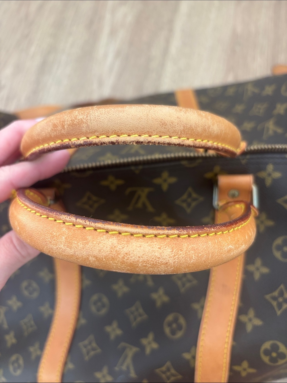 Louis Vuitton Monogram Canvas 60 Keepall with authenticity - Picture 12 of 14